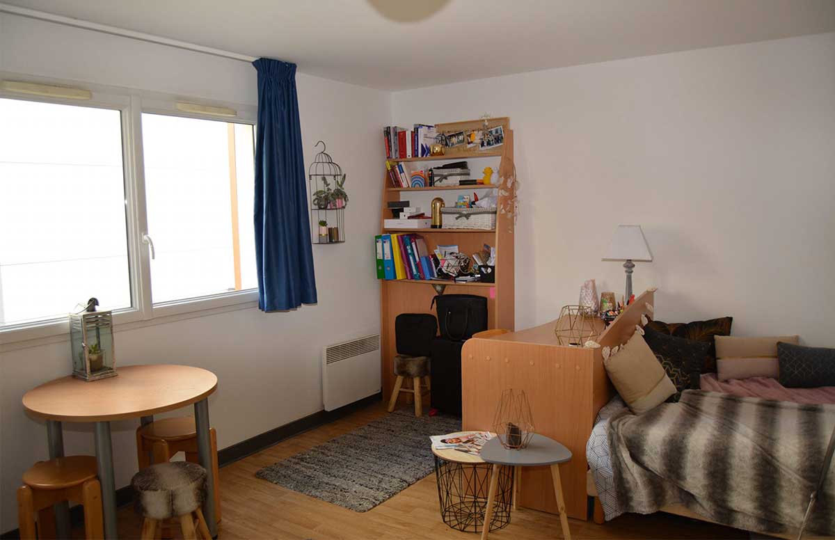 Studio logements étudiants à Angers Résidence étudiante La Maine