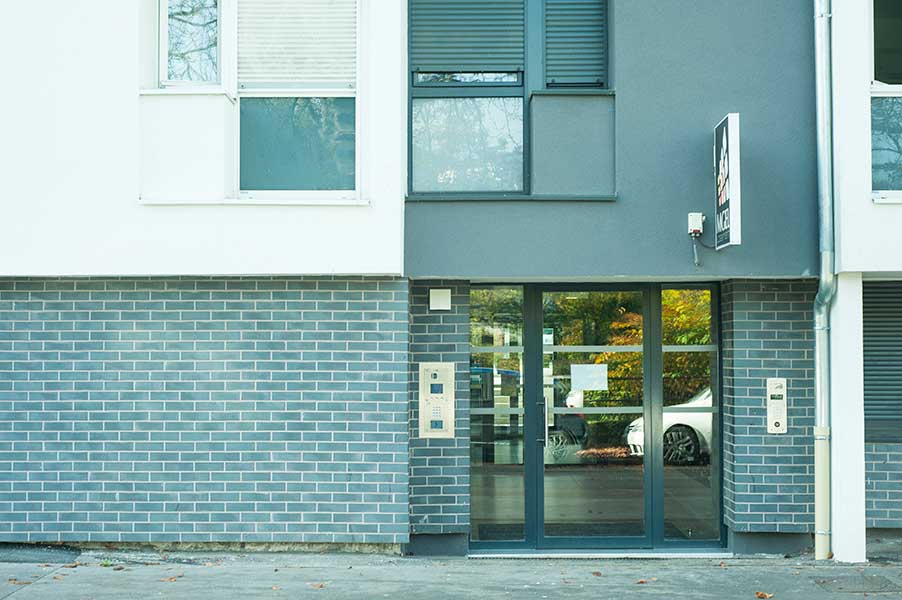 Logement etudiant-Residence Les Grands Moulins Bât A Nancy entrée