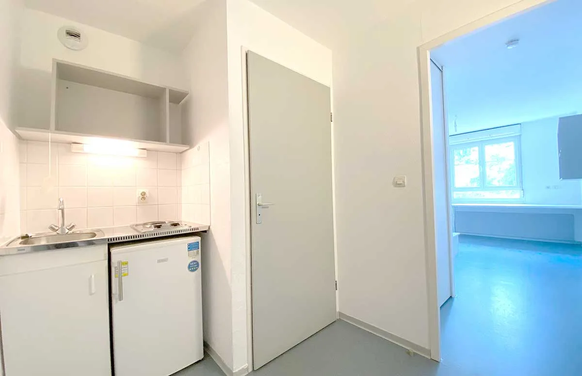 Cuisine logements étudiants à Mulhouse Résidence Camille Saint-Saëns