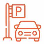 Pictogramme du service des logements : parking payant