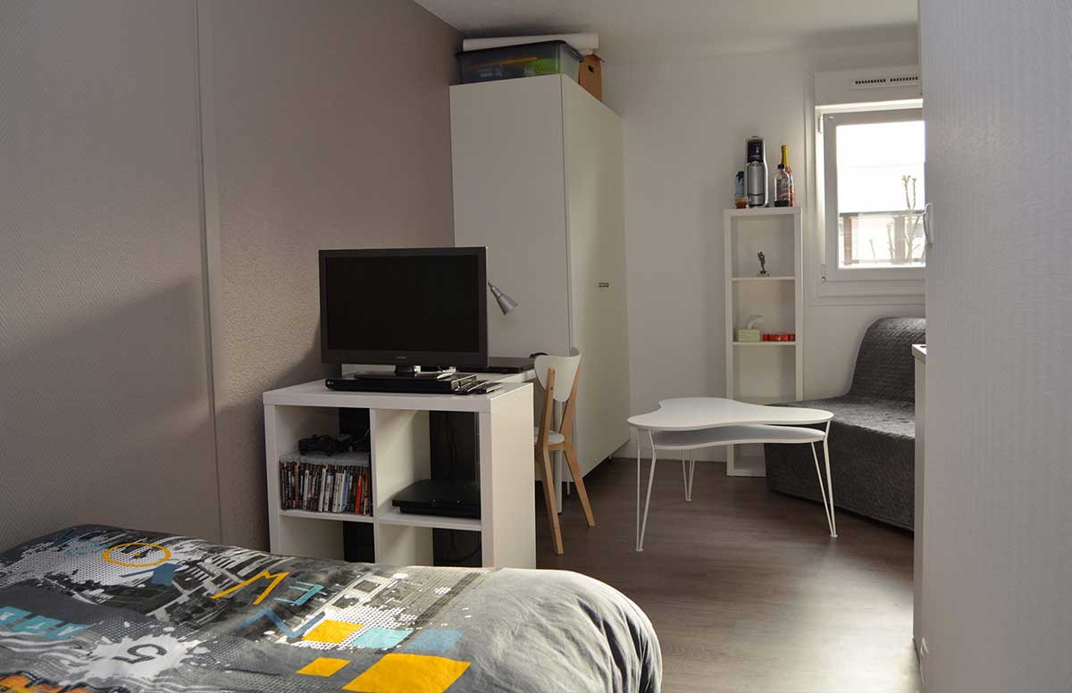 Studio logements étudiants à Reims Résidence étudiante Les Bulles