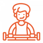 Pictogramme du service des logements : salle de sport