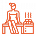 Pictogramme du service des logements : sauna