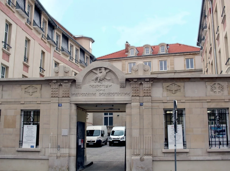 Façade logements étudiants à Nancy Résidence étudiante Le GEC