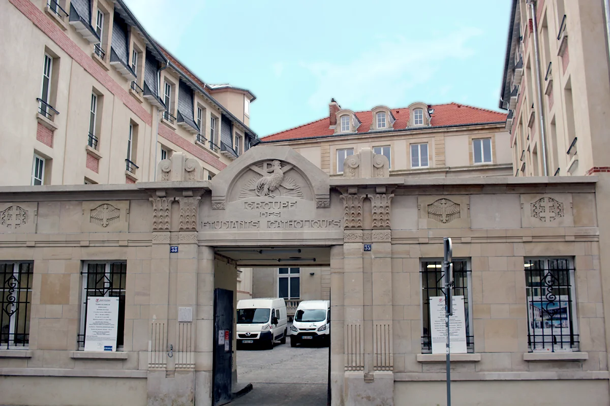 Façade logements étudiants à Nancy Résidence étudiante Le GEC