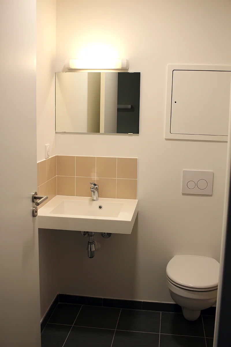 Toilettes logements étudiants à Nancy Résidence étudiante Le GEC