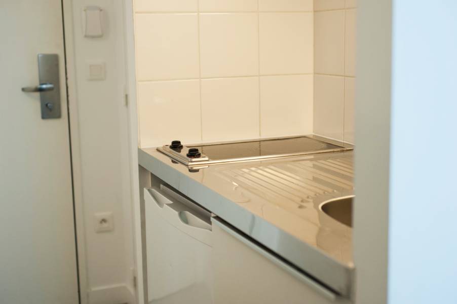 Résidence Clichy chambre double cuisine
