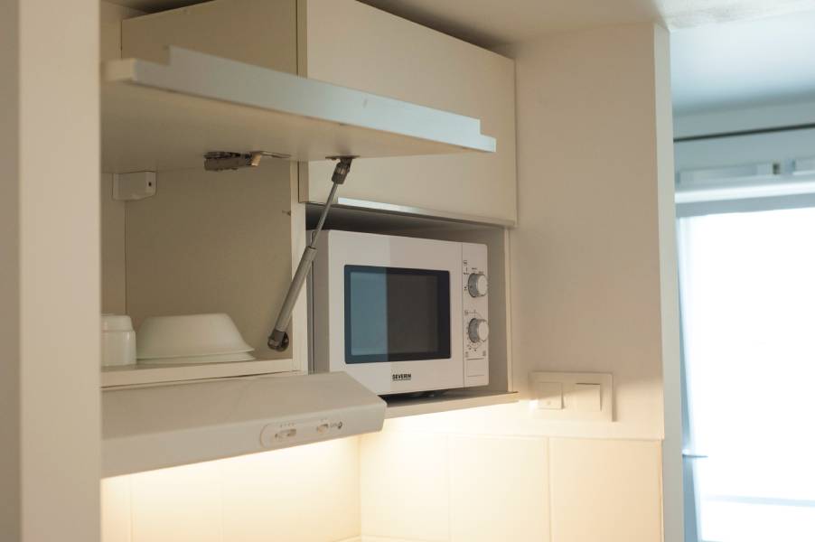 Résidence Clichy chambre single simple cuisine