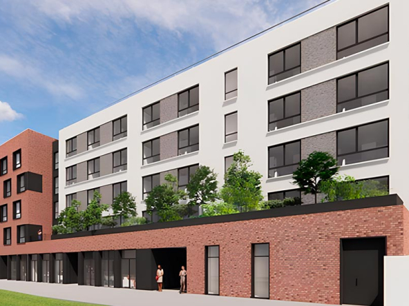 Résidence étudiante Les Grands Moulins Bât B facade
