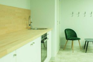 Logement etudiant Residence Le Faubourg Strasbourg cuisine partagée