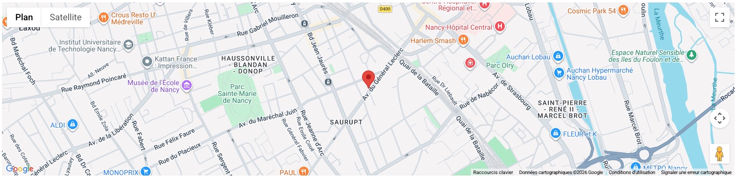 NANCY Carte residence LE MAJOR ordi