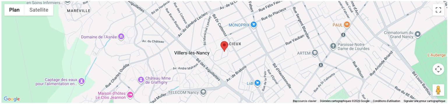 NANCY Carte résidence LES ALIX ordi