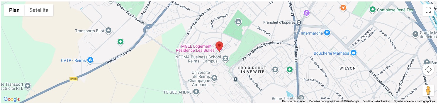 REIMS Carte résidence LES BULLES ordi