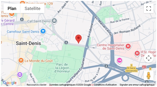 SAINT-DENIS Carte residence LES MARRONNIERS tablette