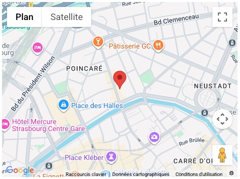 STRASBOURG Carte residence LE FAUBOURG mobile