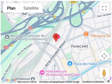 STRASBOURG Carte residence LE PANCALISTE mobile