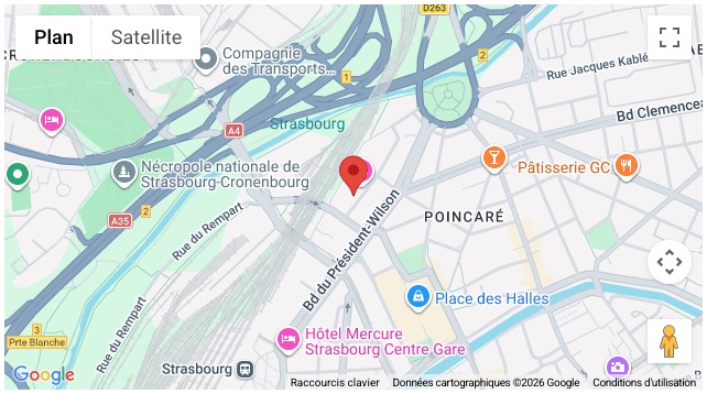 STRASBOURG Carte residence LE PANCALISTE tablette