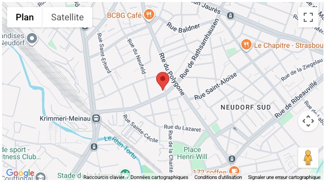 STRASBOURG Carte residence SAINTE-ODILE tablette